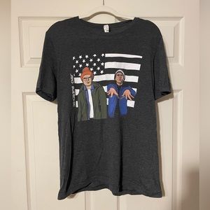 Men’s size Large The Office Michael and Dwight Lazy Scranton t shirt